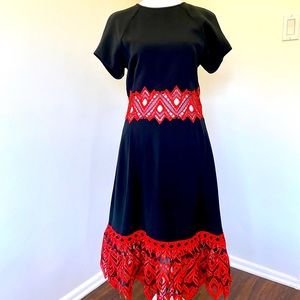 Designer Jonathan Simkhai Beautiful lace jersey dress with tags.